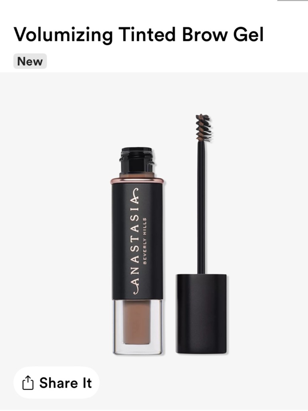 Anastasia Beverly Hills Volumizing Tinted Brow Gel - Medium Brown NWT